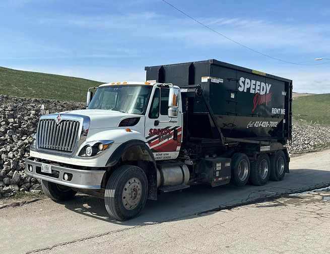 10-yard dumpster